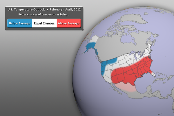 U.S. Temperature Outlook - FMA 2012
