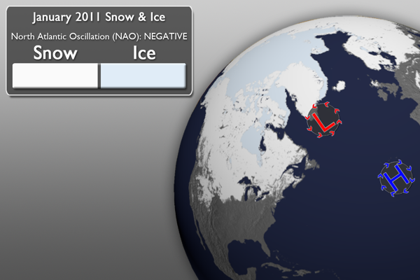 January 2011 Snow Graphic