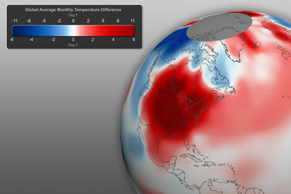 March 2012 Global Temperature Graphic