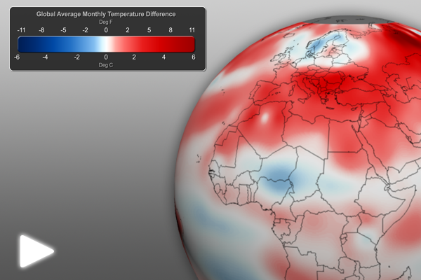 June 2012 Global Temperature Anomalies