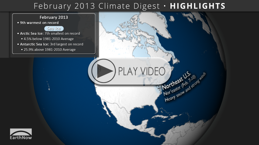 February 2013 Climate Digest Video